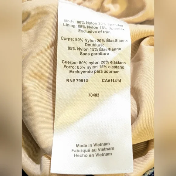 🤰 New NWT A Pea in the Pod Maternity Swimsuit Size M Floral 🌸 - Picture 10 of 11